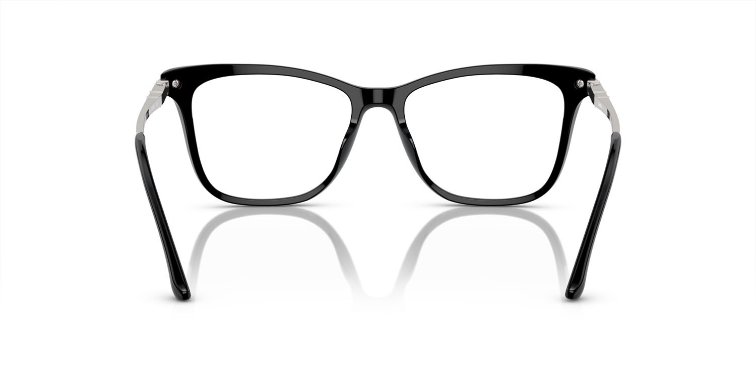 Eyeglasses Sferoflex SF 1578 (C568) color nero lucido shape butterfly lenses lente demo