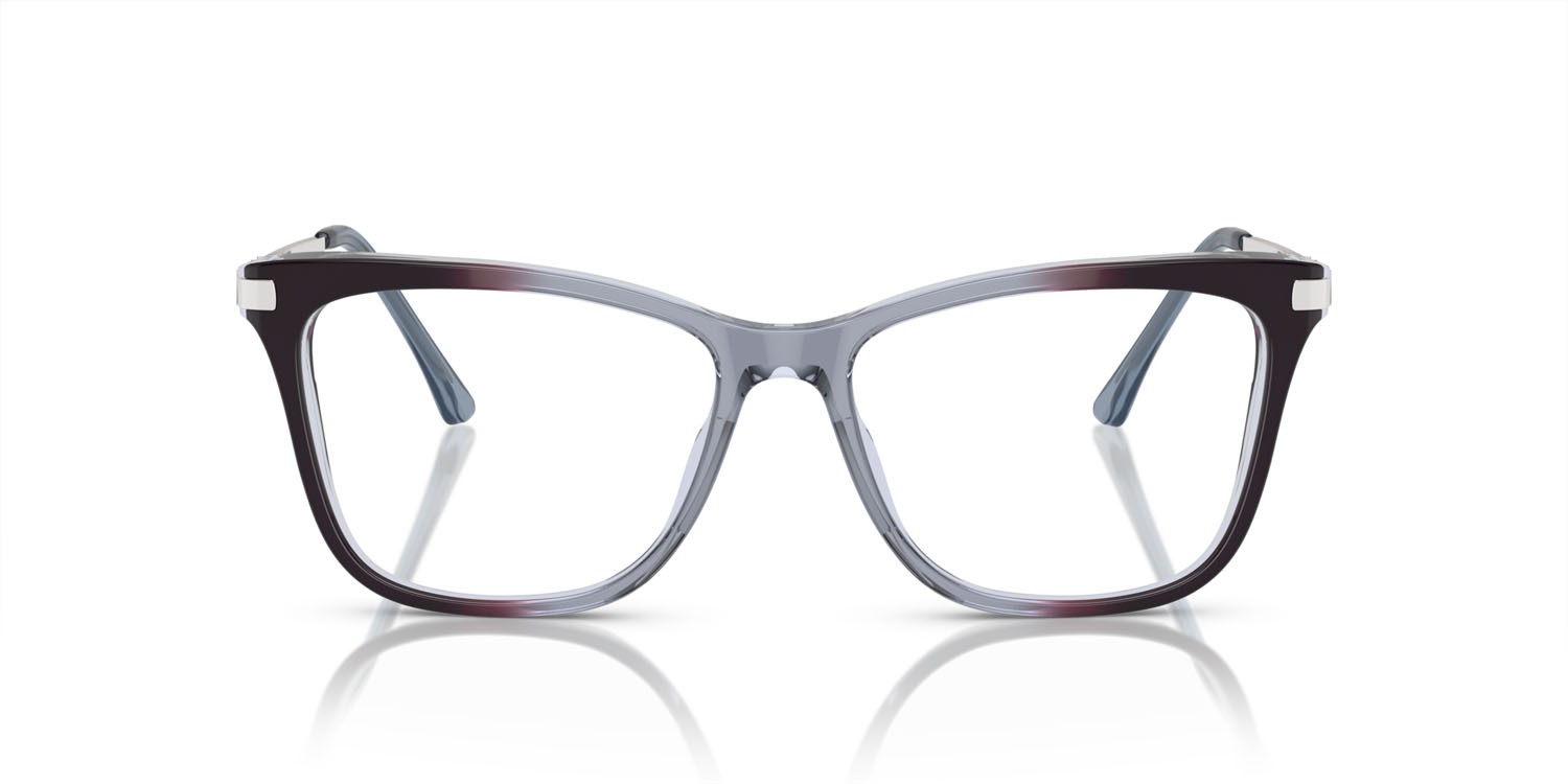 Eyeglasses Sferoflex SF 1578 (C635) color celeste sfumato violetto shape butterfly lenses lente demo