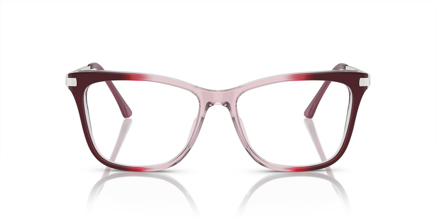 Eyeglasses Sferoflex SF 1578 (C636) color light pink gradient purple red shape butterfly lenses lente demo