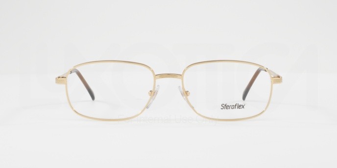 Eyeglasses Sferoflex SF 2086 (108) color gold shape square lenses demo lens