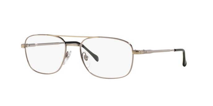 Eyeglasses Sferoflex SF 2152 (131) color silver-gold shape square lenses demo lens