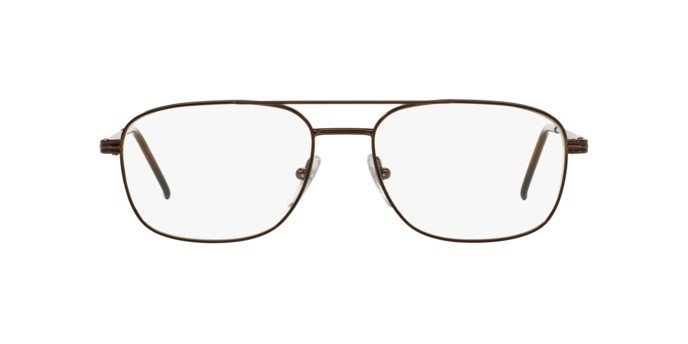 Eyeglasses Sferoflex SF 2152 (352) color dark brown shape square lenses demo lens