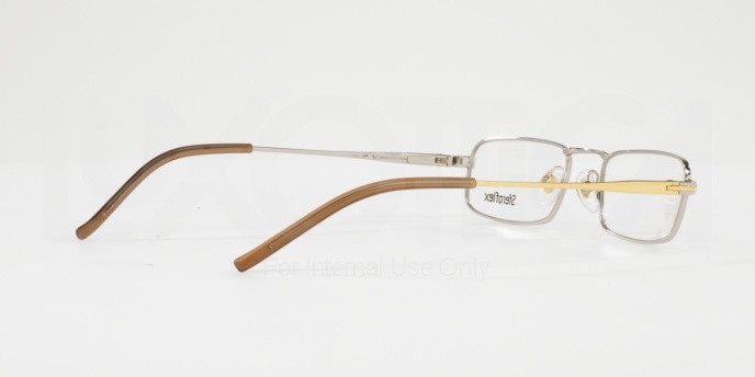 Eyeglasses Sferoflex SF 2201 (131) color silver-gold shape rectangle lenses demo lens