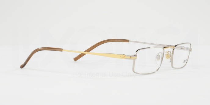 Eyeglasses Sferoflex SF 2201 (131) color silver-gold shape rectangle lenses demo lens