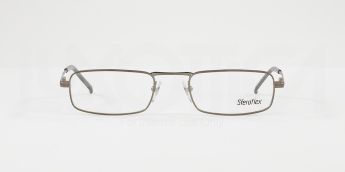 Eyeglasses Sferoflex SF 2201 (231) color matte gunmetal shape rectangle lenses demo lens