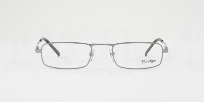 Eyeglasses Sferoflex SF 2201 (268) color gunmetal shape rectangle lenses demo lens