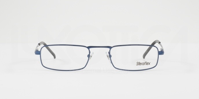 Eyeglasses Sferoflex SF 2201 (277) color dark blue shape rectangle lenses demo lens