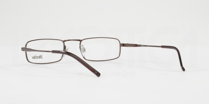 Eyeglasses Sferoflex SF 2201 (352) color dark brown shape rectangle lenses demo lens