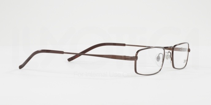 Eyeglasses Sferoflex SF 2201 (352) color dark brown shape rectangle lenses demo lens