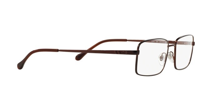 Brillen Sferoflex SF 2248 (355) farbe matte - dark brown form quadratisch gläser demo lens