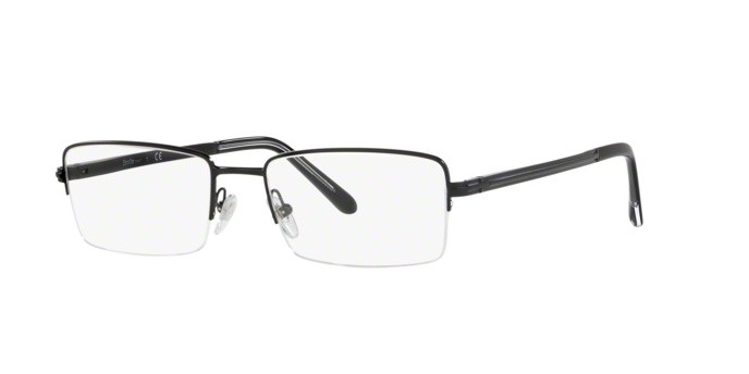 Eyeglasses Sferoflex SF 2261 (136) color matte black shape rectangle lenses demo lens