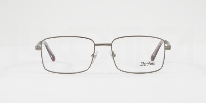 Eyeglasses Sferoflex SF 2262 (231) color matte gunmetal shape square lenses demo lens