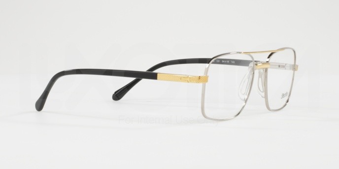Eyeglasses Sferoflex SF 2263 (131) color silver-gold shape square lenses demo lens
