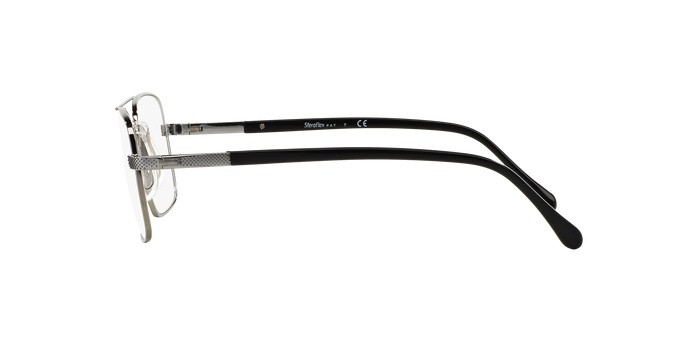 Eyeglasses Sferoflex SF 2263 (268) color shiny gunmetal shape square lenses demo lens