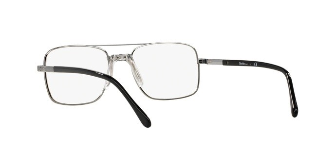 Eyeglasses Sferoflex SF 2263 (268) color shiny gunmetal shape square lenses demo lens