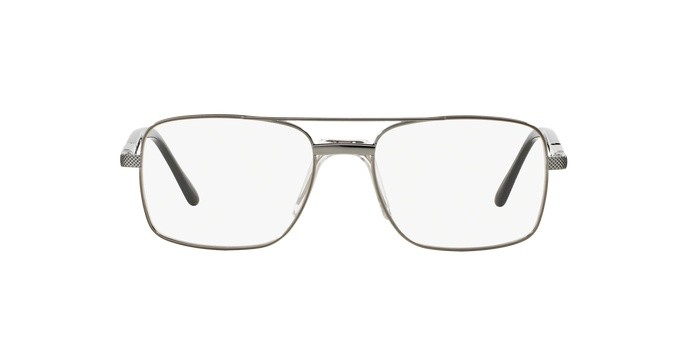 Eyeglasses Sferoflex SF 2263 (268) color shiny gunmetal shape square lenses demo lens