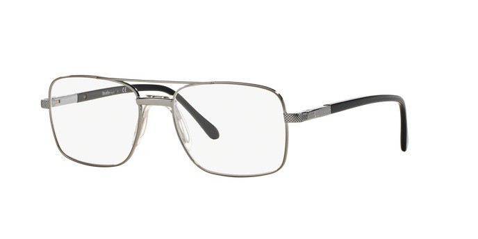 Eyeglasses Sferoflex SF 2263 (268) color shiny gunmetal shape square lenses demo lens