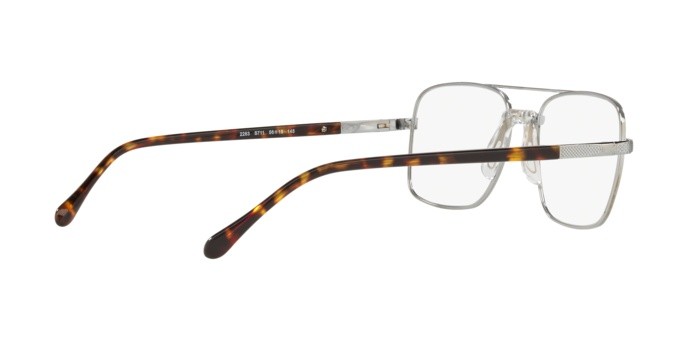 Eyeglasses Sferoflex SF 2263 (S711) color gunmetal/tabacco shape square lenses demo lens