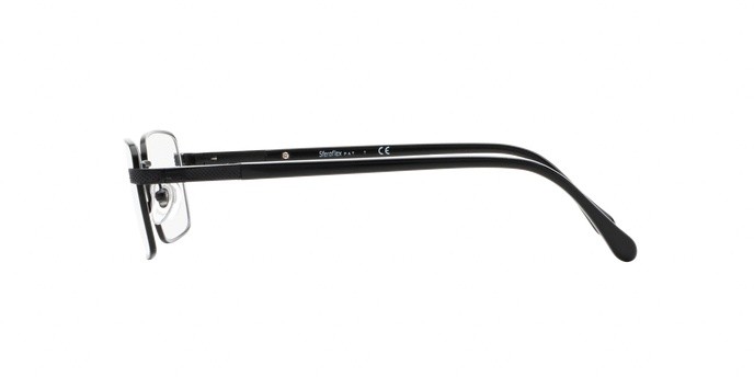 Eyeglasses Sferoflex SF 2265 (136) color matte black shape rectangle lenses demo lens