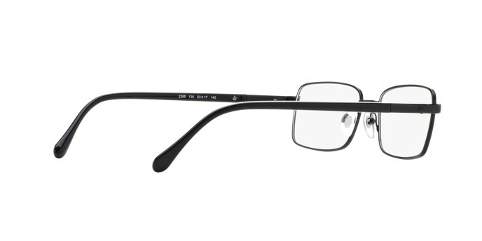 Eyeglasses Sferoflex SF 2265 (136) color matte black shape rectangle lenses demo lens