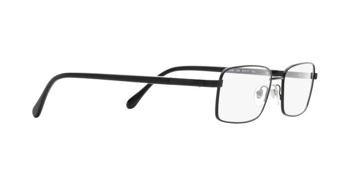 Eyeglasses Sferoflex SF 2265 (136) color matte black shape rectangle lenses demo lens