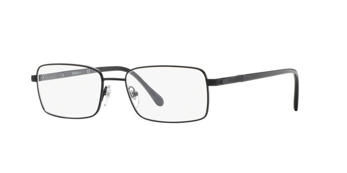 Eyeglasses Sferoflex SF 2265 (136) color matte black shape rectangle lenses demo lens