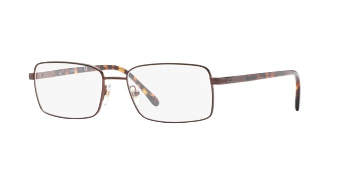 Eyeglasses Sferoflex SF 2265 (355) color matte - dark brown shape rectangle lenses demo lens