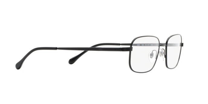 Eyeglasses Sferoflex SF 2267 (136) color matte black shape square lenses demo lens