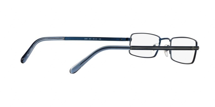 Eyeglasses Sferoflex SF 2269 (504) color matte dark blue shape rectangle lenses demo lens