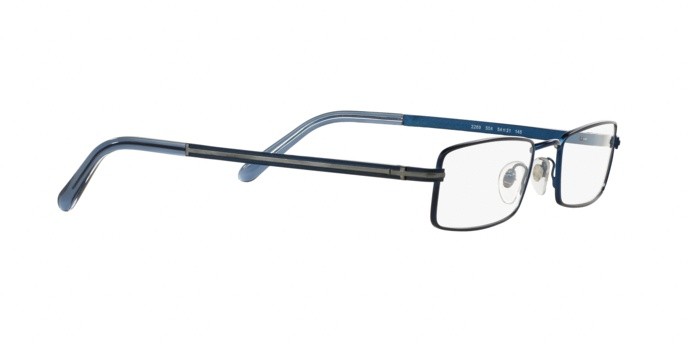 Eyeglasses Sferoflex SF 2269 (504) color matte dark blue shape rectangle lenses demo lens