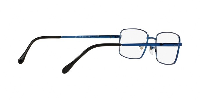 Eyeglasses Sferoflex SF 2271 (277) color dark blue shape rectangle lenses demo lens