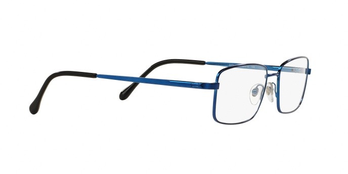 Eyeglasses Sferoflex SF 2271 (277) color dark blue shape rectangle lenses demo lens