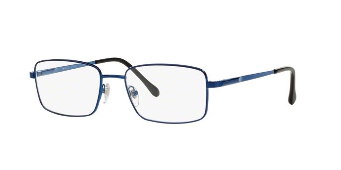 Eyeglasses Sferoflex SF 2271 (277) color dark blue shape rectangle lenses demo lens
