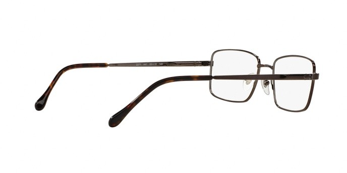 Eyeglasses Sferoflex SF 2271 (441) color black cocoa shape rectangle lenses demo lens