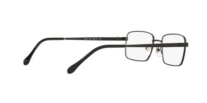 Eyeglasses Sferoflex SF 2273 (136) color matte black shape rectangle lenses demo lens