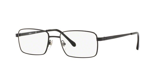 Eyeglasses Sferoflex SF 2273 (136) color matte black shape rectangle lenses demo lens