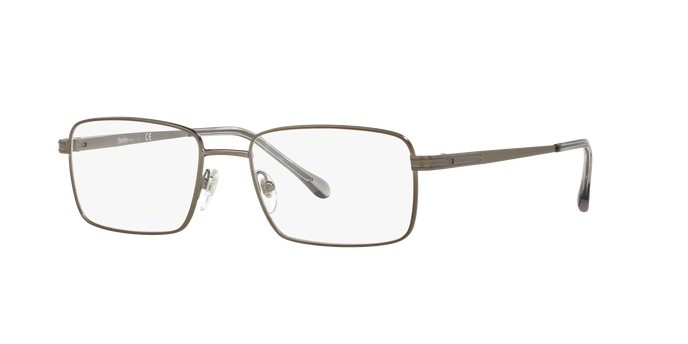 Brillen Sferoflex SF 2273 (231) farbe matte gunmetal form rechteckig gläser demo lens