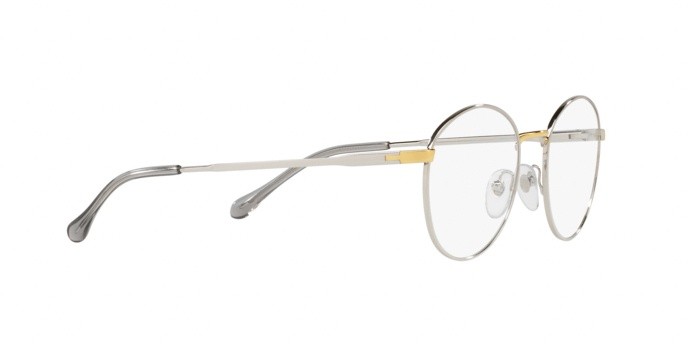 Eyeglasses Sferoflex SF 2275 (104) color silver and light gold shape pantos lenses demo lens