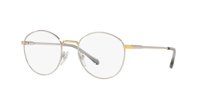Eyeglasses Sferoflex SF 2275 (104) color silver and light gold shape pantos lenses demo lens