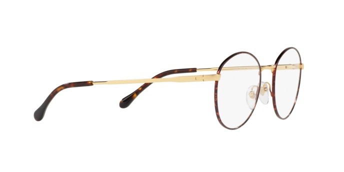 Brillen Sferoflex SF 2275 (S708) farbe havana/shiny gold form pantos gläser demo lens