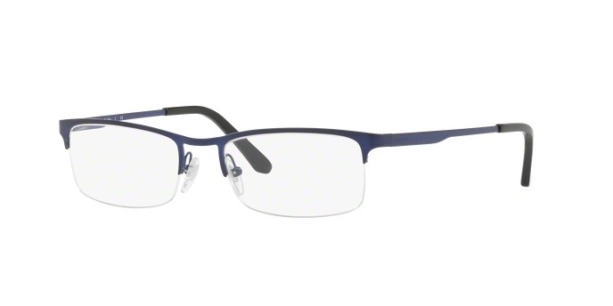 Brillen Sferoflex SF 2276 (473S) farbe matte dark blue form rechteckig gläser demo lens