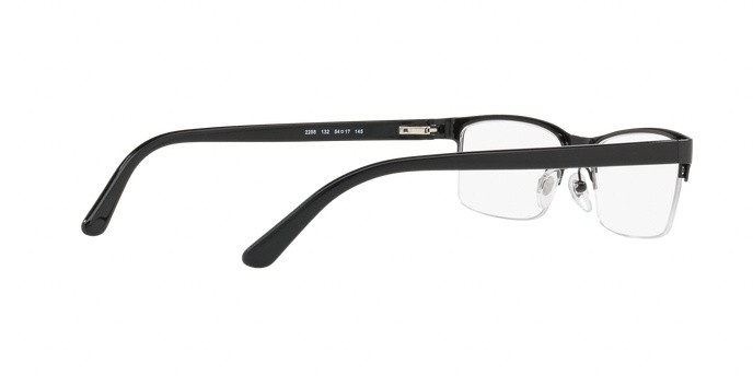 Eyeglasses Sferoflex SF 2288 (132) color shiny black shape rectangle lenses demo lens