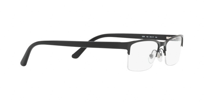 Eyeglasses Sferoflex SF 2288 (132) color shiny black shape rectangle lenses demo lens