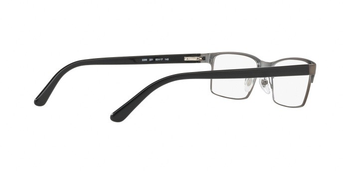 Eyeglasses Sferoflex SF 2289 (231) color matte gunmetal shape rectangle lenses demo lens