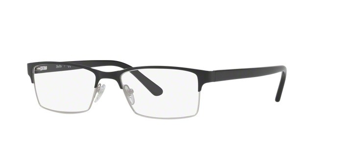 Eyeglasses Sferoflex SF 2289 (525) color black on silver shape rectangle lenses demo lens