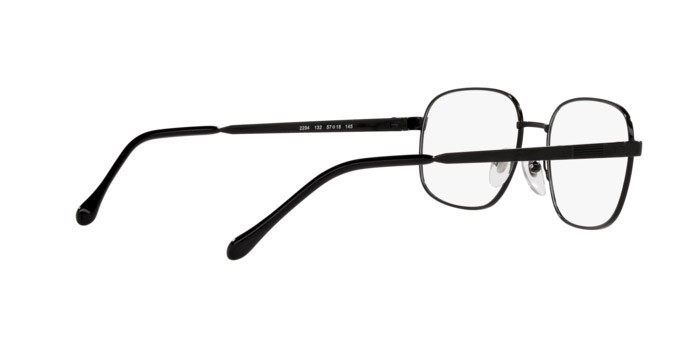 Eyeglasses Sferoflex SF 2294 (132) color shiny black shape square lenses demo lens