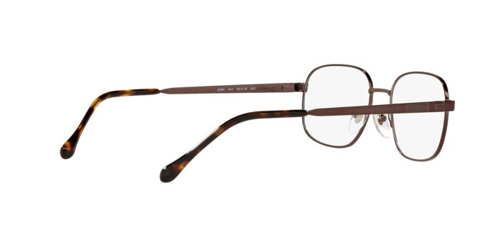 Eyeglasses Sferoflex SF 2294 (441) color shiny black cocoa shape square lenses demo lens