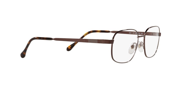 Eyeglasses Sferoflex SF 2294 (441) color shiny black cocoa shape square lenses demo lens