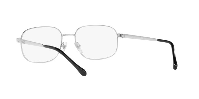 Eyeglasses Sferoflex SF 2294 (526) color top black on shiny silver shape square lenses demo lens