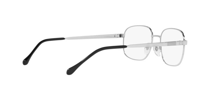 Eyeglasses Sferoflex SF 2294 (526) color top black on shiny silver shape square lenses demo lens